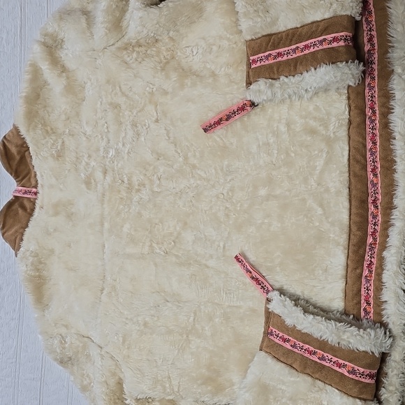 Free People Faux Fur Suede Jacket Women's Size Medium - Picture 12 of 13